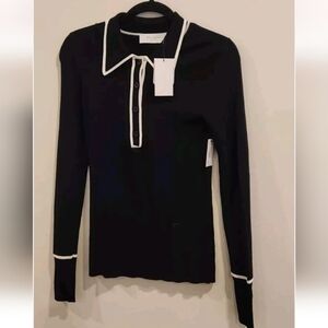 Elegant Black Long Sleeve Top